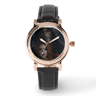 Dark Romance Black Strap Watch for Women