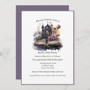 Dark Romance Book Lover, Book Club Invitation