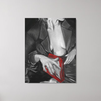 Dark Romance Book Lover Canvas Print