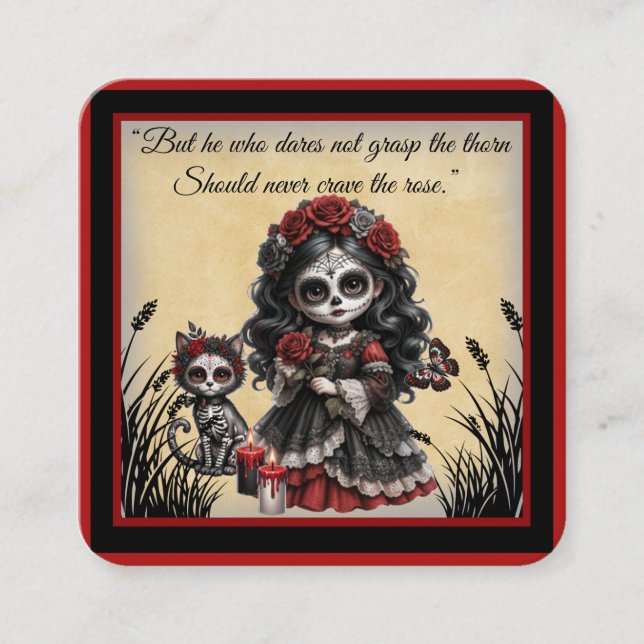 Dark Romance_ Crimson Rose Enclosure Card (Front)