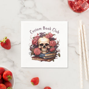 Dark Romance, Custom Book Club Napkins
