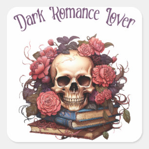 Dark Romance Lover Square Sticker