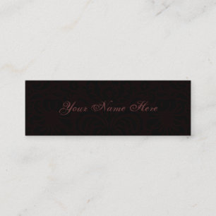 Dark Romance Mini Business Card