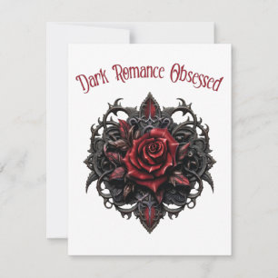Dark Romance Obsessed Note Card