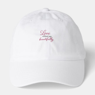 Dark Romance Quote Apparel | Gothic Love Aesthetic Hat
