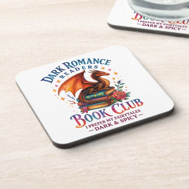 Dark Romance Readers....  Beverage Coaster (Left Side)