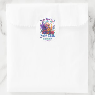Dark Romance Readers.... Classic Round Sticker