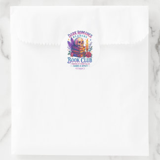 Dark Romance Readers....  Classic Round Sticker