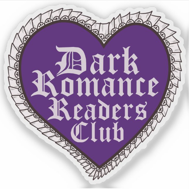 Dark Romance Readers Club Sticker (Front)
