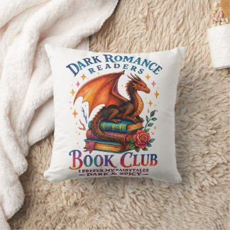 Dark Romance Readers.... Throw Pillow