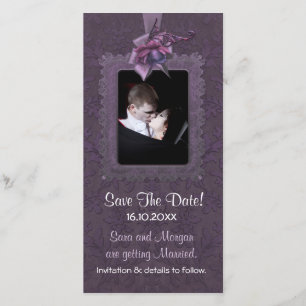 Dark Romance Wedding Save the Date