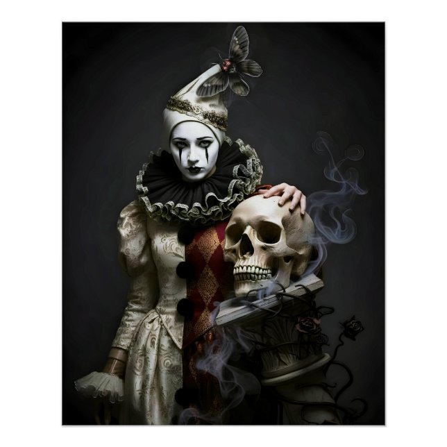 Dark Romantic Gothic Design Poster (Front)