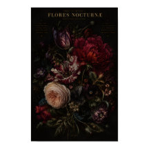 DARK ROMANTIC VINTAGE FLORAL BOUQUET  