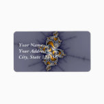 Dark Rose - Mandelbrot Fractal Label