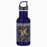 Dark Rose - Mandelbrot Fractal Water Bottle