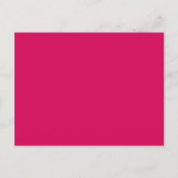 Dark Rose Pink (solid Color) ~ Postcard by TheWhippingPost at Zazzle