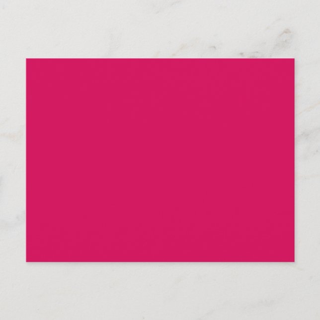 DARK ROSE PINK (solid color) ~ Postcard (Front)