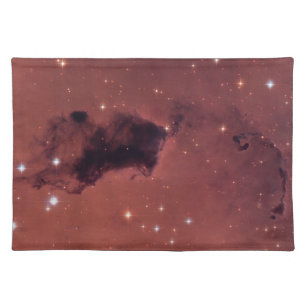 Dark Rose Shadow Dust Clouds Cloth Placemat
