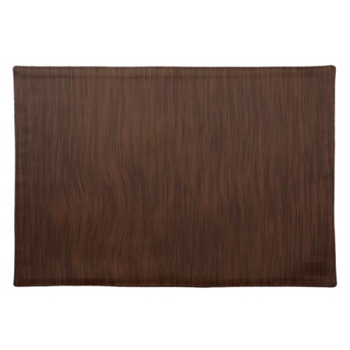 Dark Rough Wood Grain Background Cloth Placemat