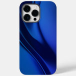 Dark Royal Blue &amp; Light Blue Swirls Case-mate Iphone 14 Pro Max Case at Zazzle