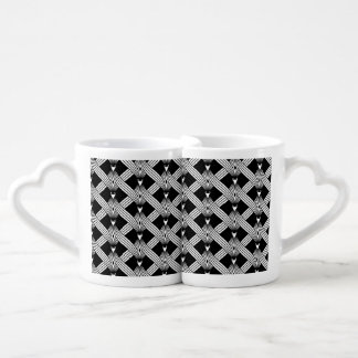 Dark Royal Pattern Coffee Mug Set
