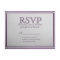 Dark Royal Purple Outline on Gray Gradient