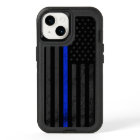 Dark & Rugged Style | Thin Blue Line Police Flag