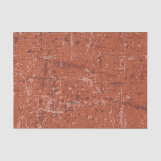 Dark Rust Art Lover Abstract Artist Painter Tissue Paper (Front)