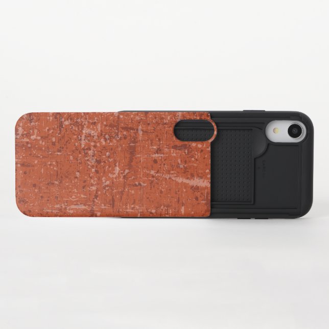 Dark Rust Art Lover Abstract Artist Painter Uncommon iPhone Case (Open)
