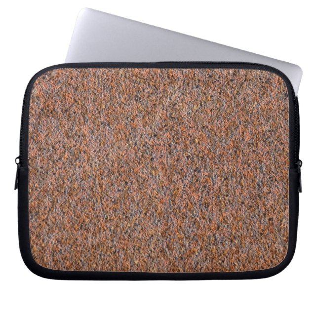 Dark rust laptop sleeve (Front)