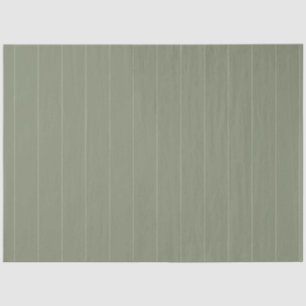 Dark Sage Green Pin Striped Tissue Paper