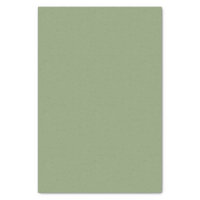 Dark Sage Green Solid Simple Tissue Paper