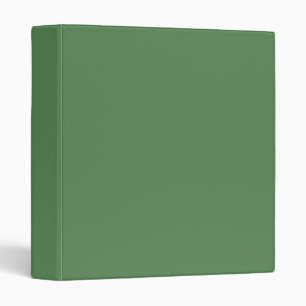 Dark sage (solid color) 3 ring binder