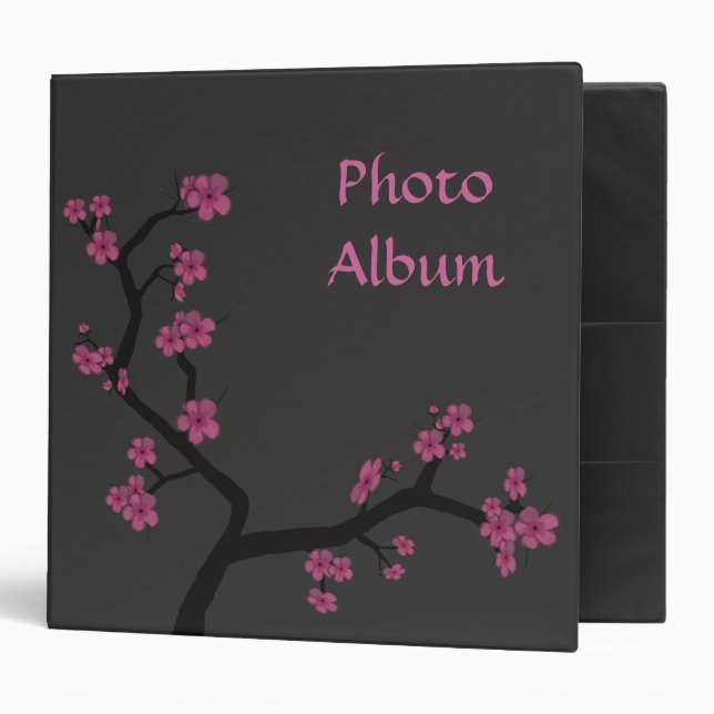 Dark Sakura 3 Ring Binder (Front/Inside)