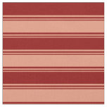 [ Thumbnail: Dark Salmon & Dark Red Lined/Striped Pattern Fabric ]