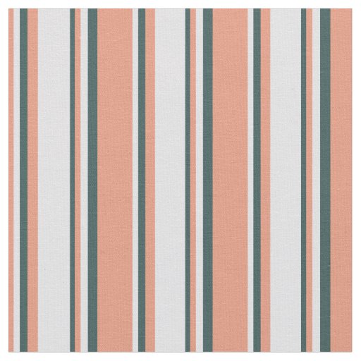 Dark Salmon, Lavender, and Dark Slate Gray Lines Fabric