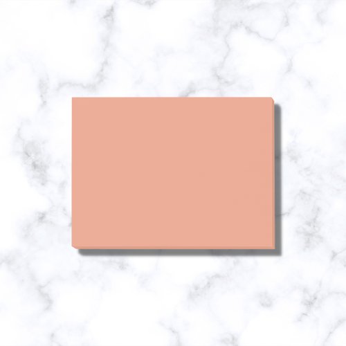 Dark Salmon Solid Color Post_it Notes