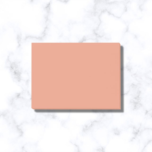 Dark Salmon Solid Color Post-it Notes (Creator Uploaded)