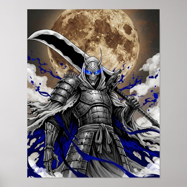 Dark Samurai Demon Warrior Poster (Front)