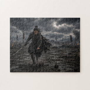 Dark Samurai — Epic Battle Warrior Puzzl Jigsaw Puzzle