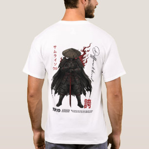 Dark Samurai Warrior Armor Japanese Gothic Ronin T T-Shirt
