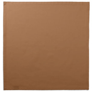 Dark Sandy Beige Coffee Caramel Brown Color Only Napkin