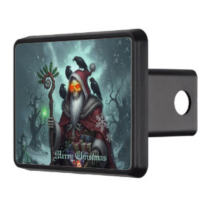 Dark Santa of Shadows – Gothic Christmas Skeleton Hitch Cover