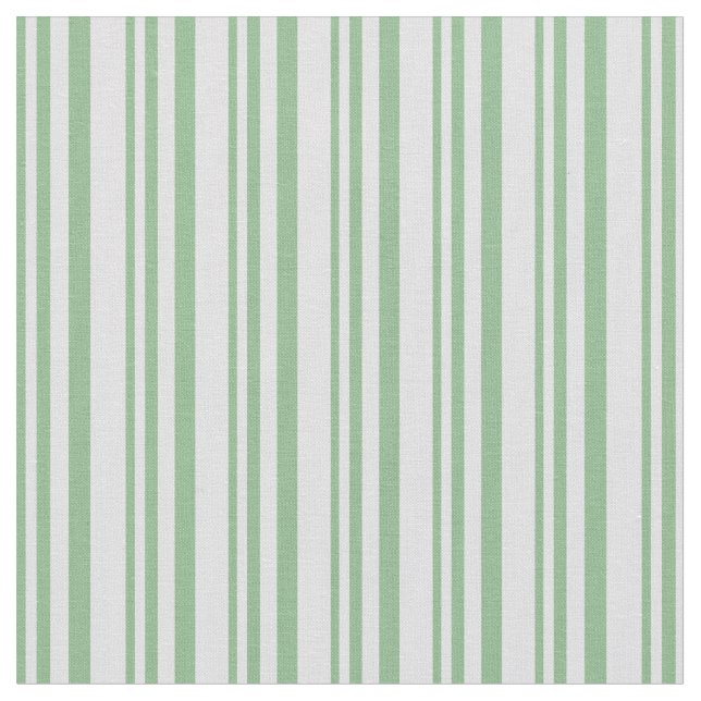 Dark Sea Green and Lavender Striped Pattern Fabric (Close Up)