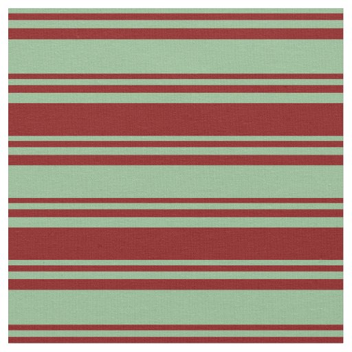 Dark Sea Green and Maroon Pattern Fabric