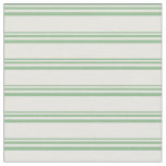 [ Thumbnail: Dark Sea Green and White Colored Lines Fabric ]