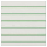 [ Thumbnail: Dark Sea Green and White Pattern Fabric ]