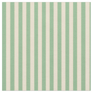 Dark Sea Green & Beige Pattern Fabric