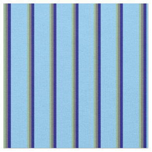 Dark Sea Green, Dim Gray, Blue, and Light Sky Blue Fabric