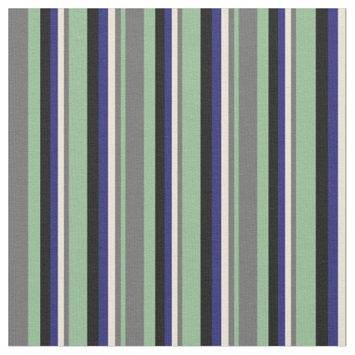 Dark Sea Green, Gray, Bisque, Midnight Blue, Black Fabric